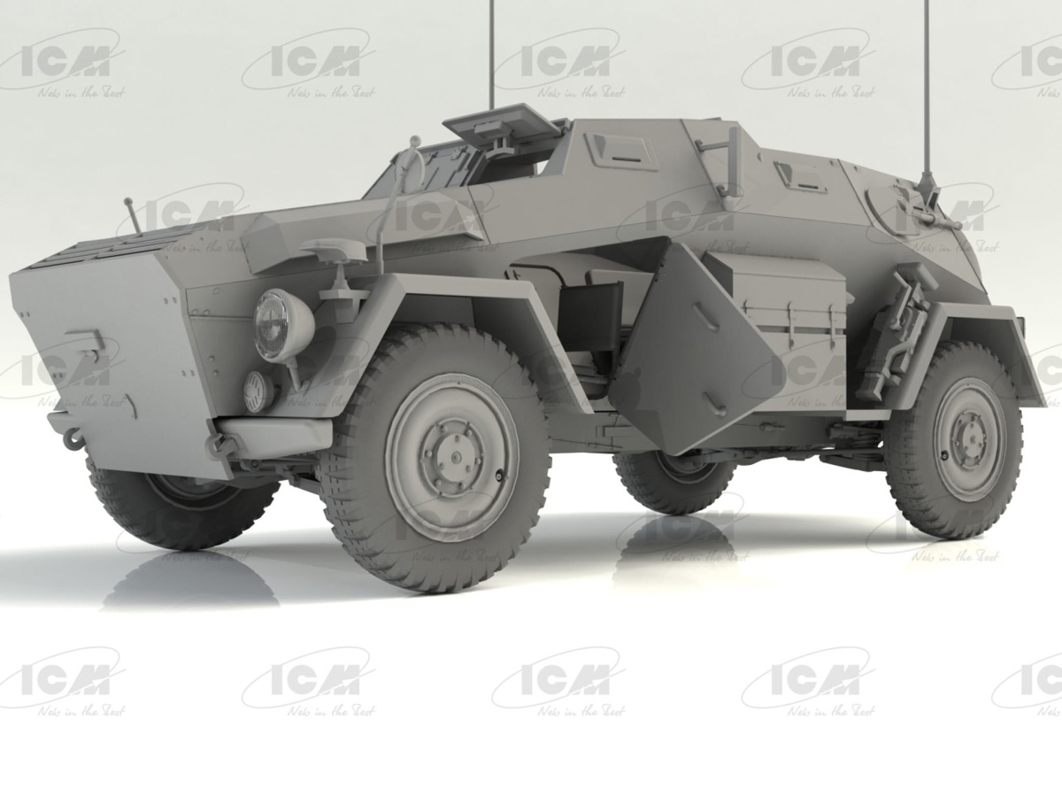 Zdjęcie dodatkowe produktu Sd.Kfz. 247 Ausf.B with Crew 1:35 ICM 35111