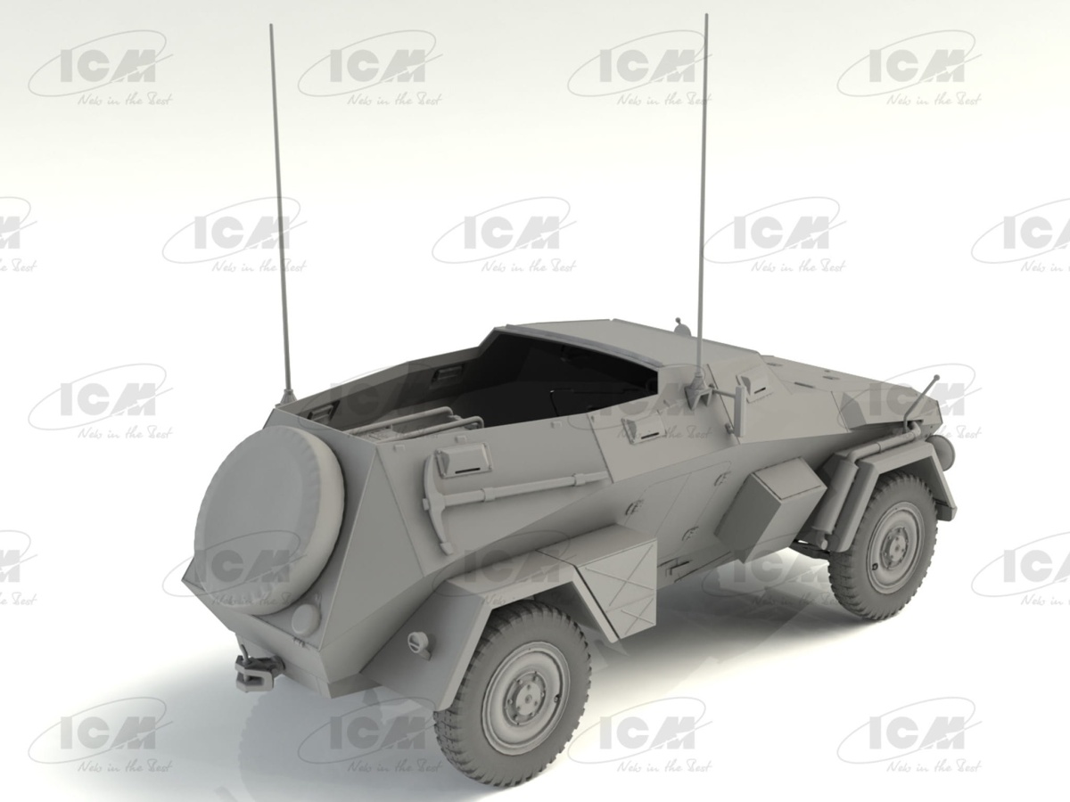 Zdjęcie dodatkowe produktu Sd.Kfz. 247 Ausf.B with Crew 1:35 ICM 35111