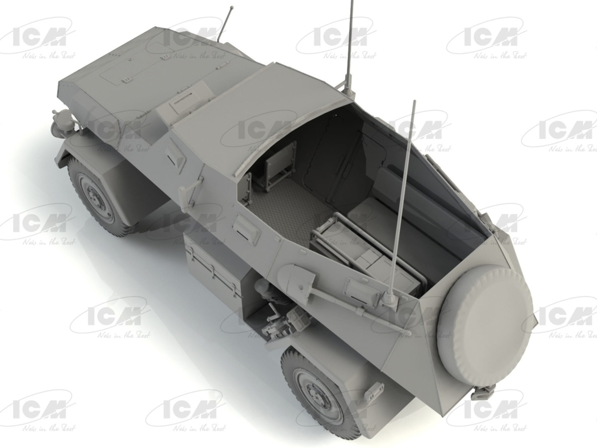 Zdjęcie dodatkowe produktu Sd.Kfz. 247 Ausf.B with Crew 1:35 ICM 35111