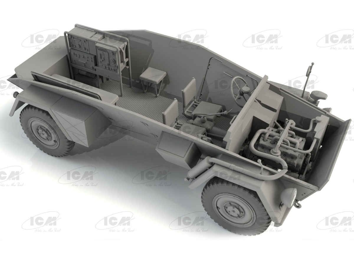 Zdjęcie dodatkowe produktu Sd.Kfz. 247 Ausf.B with Crew 1:35 ICM 35111