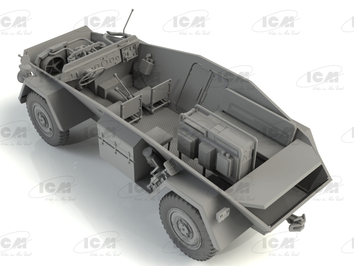 Zdjęcie dodatkowe produktu Sd.Kfz. 247 Ausf.B with Crew 1:35 ICM 35111