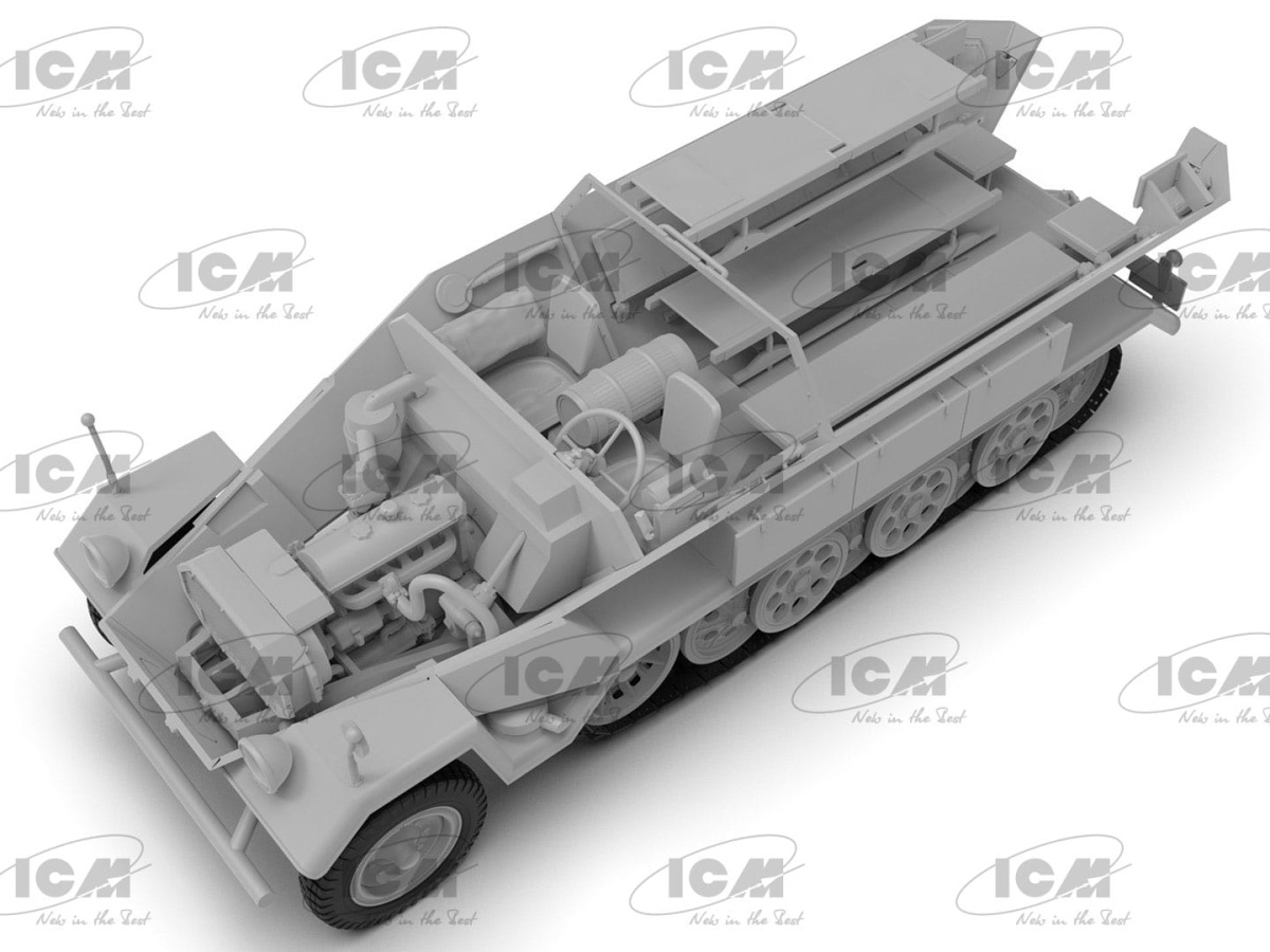 Zdjęcie dodatkowe produktu Sd. Kfz. 251/8 Ausf A Krankenpanzerwagen 1:35 ICM 35113