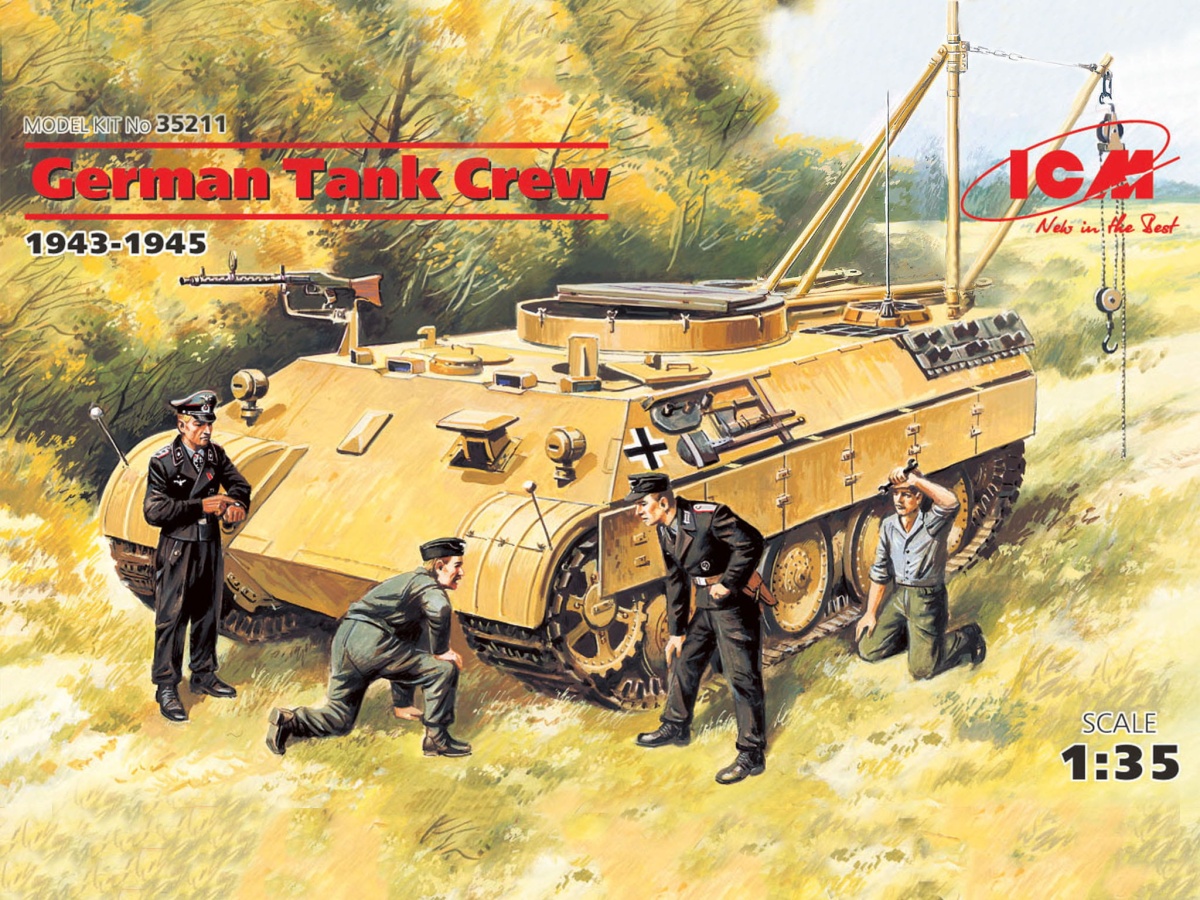 Zdjęcie główne produktu German Tank Crew (1943-1945) 1:35 ICM 35211