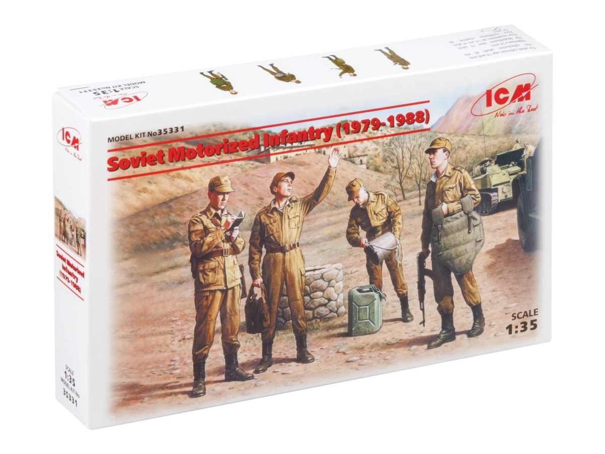 Zdjęcie dodatkowe produktu Soviet Motorized Infantry (1979-1988) 1:35 ICM 35331