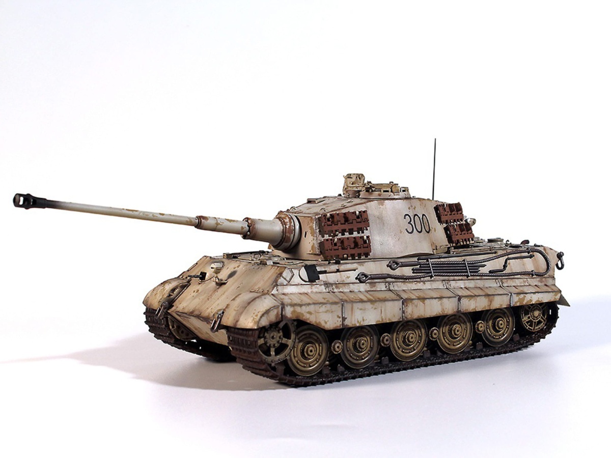 Zdjęcie dodatkowe produktu Pz.Kpfw.VI Ausf.B King Tiger with Henschel Turret (late production) 1:35 ICM 35363