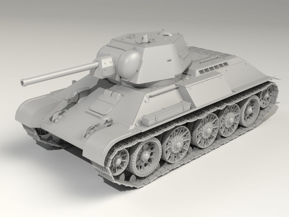 Zdjęcie dodatkowe produktu Pz.Kpfw. T-34-747(r) 1:35 ICM 35370