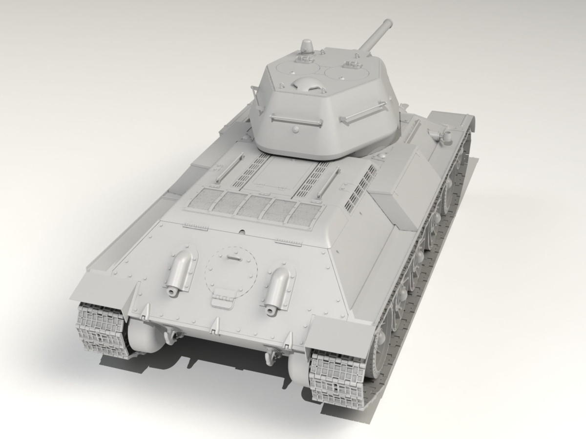 Zdjęcie dodatkowe produktu Pz.Kpfw. T-34-747(r) 1:35 ICM 35370