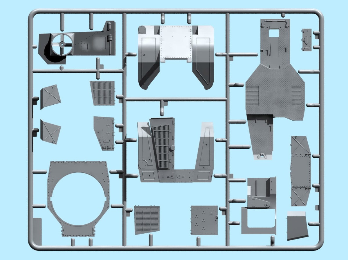 Zdjęcie dodatkowe produktu Panhard 178 AMD-35 1:35 ICM 35373