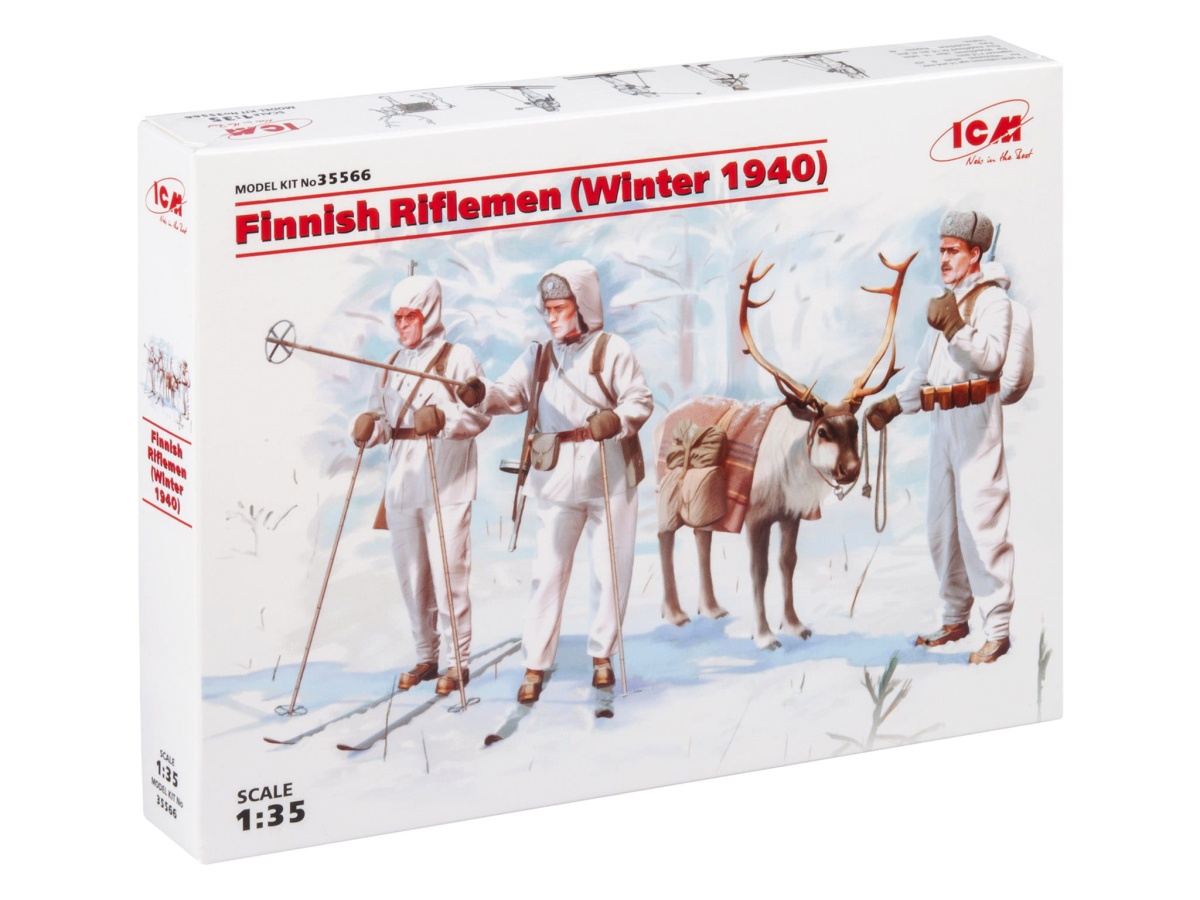 Zdjęcie dodatkowe produktu Finnish Riflemen (Winter 1940) 1:35 ICM 35566