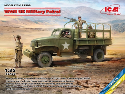 WWII US Military Patrol 1:35 ICM 35599