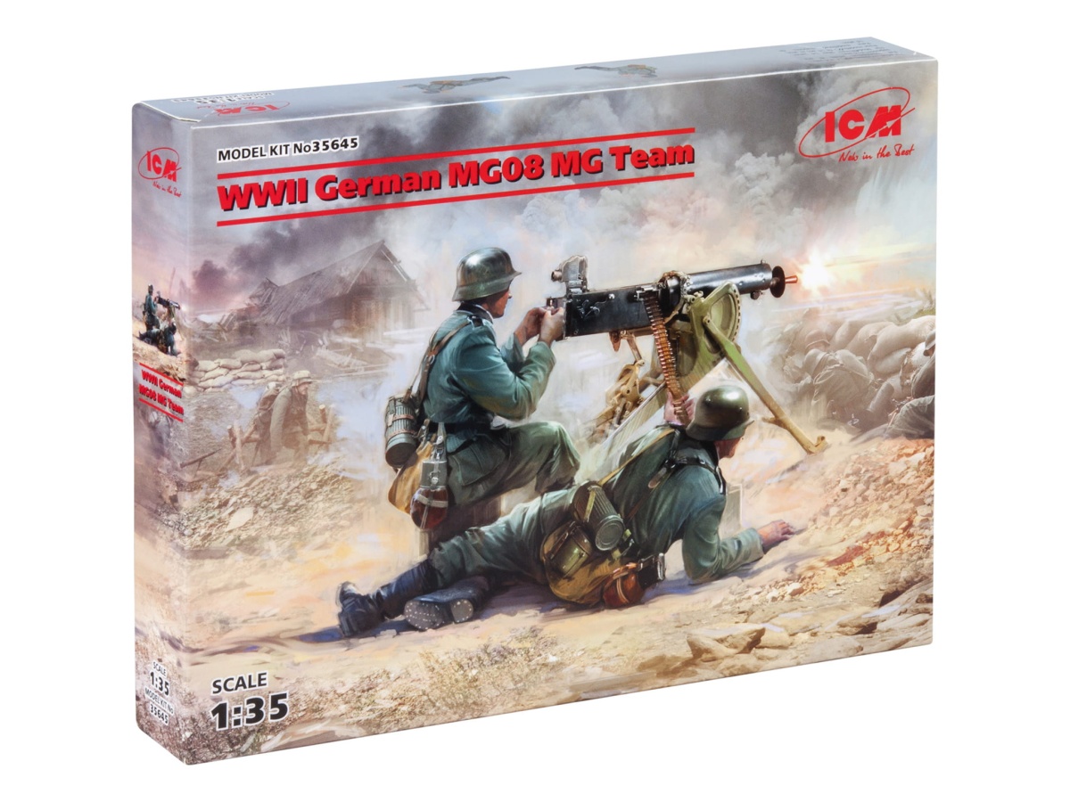 Zdjęcie dodatkowe produktu WWII German MG08 MG Team 1:35 ICM 35645