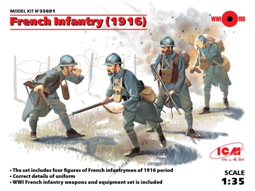 French Infantry (1916) 1:35 ICM 35691