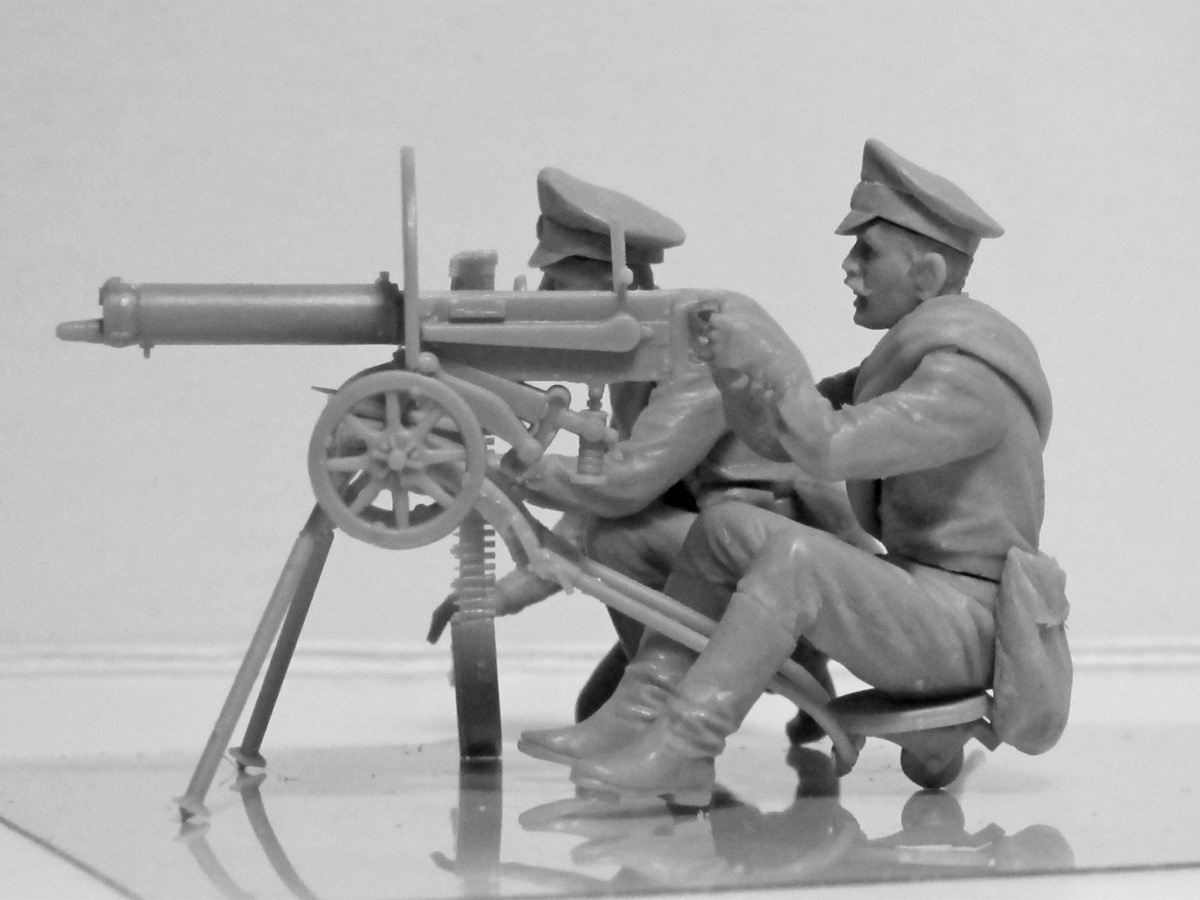 Zdjęcie dodatkowe produktu WWI Russian Maxim MG Team 1:35 ICM 35698