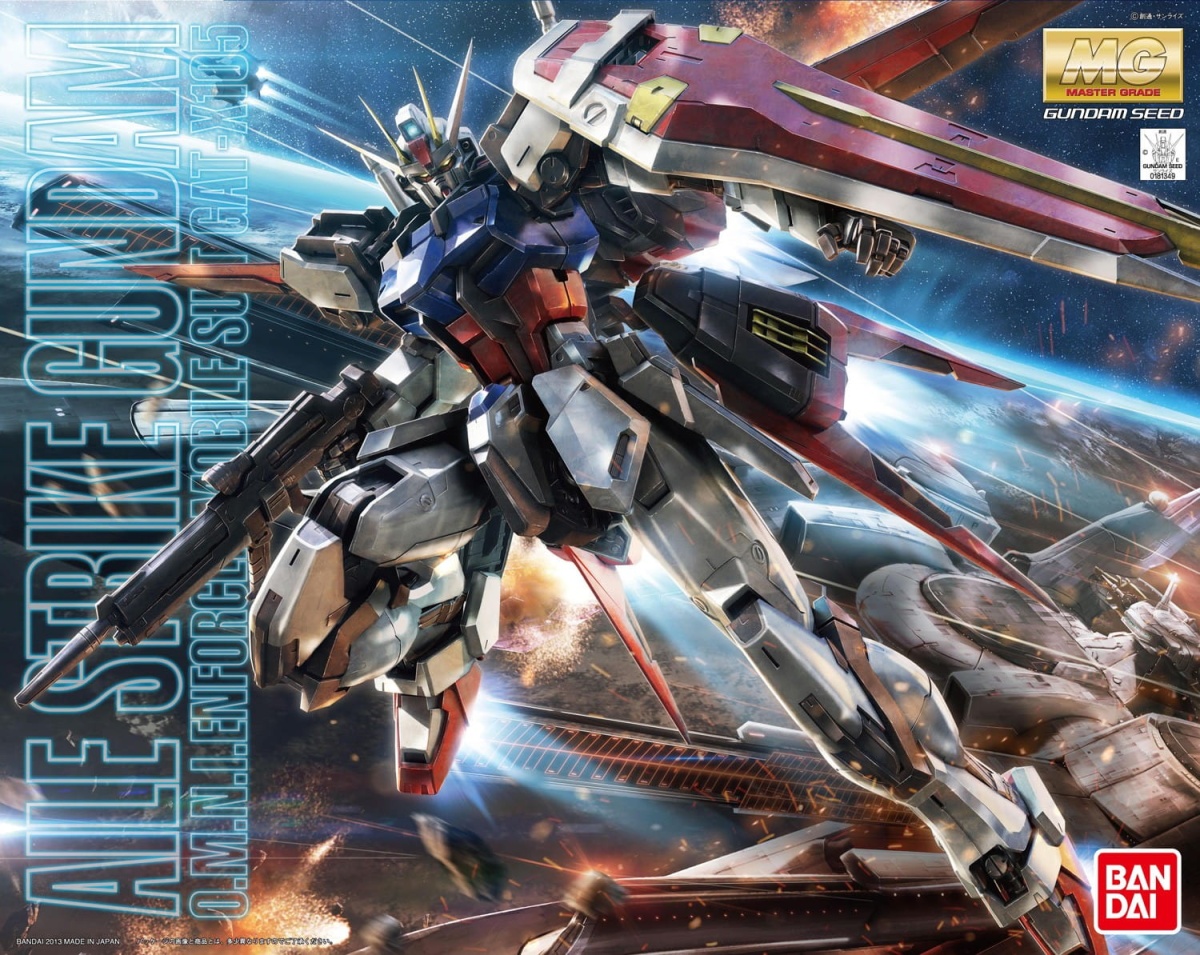 Zdjęcie główne produktu Gunpla GAT-X105+AQM/E-X01 Aile Strike Gundam (Ver. RM) MG 1:100