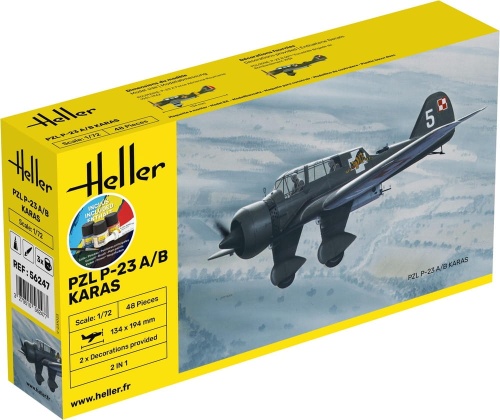 PZL 23 Karas STARTER KIT 1:72 Heller 56247