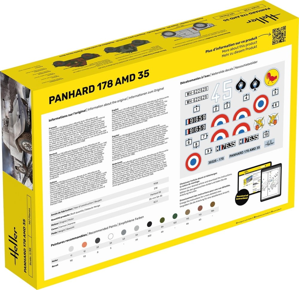 Zdjęcie dodatkowe produktu Panhard 178 1:35 Heller 30325