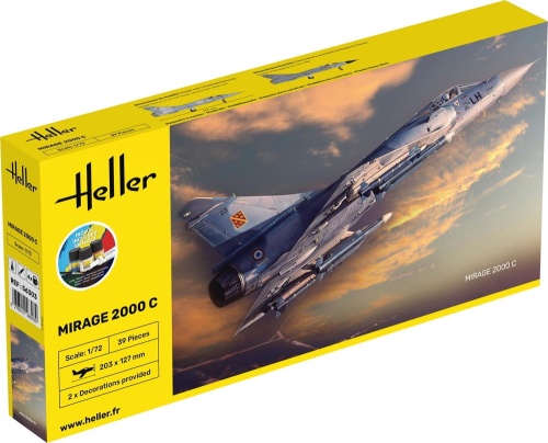 Mirage 2000 C STARTER KIT 1:72 Heller 56303