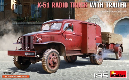 K-51 Radio Truck With Trailer 1:35 MiniArt 37062