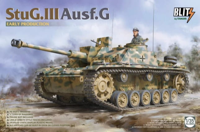 Zdjęcie główne produktu StuG.III Ausf.G Early Production 1:35 Takom 8004