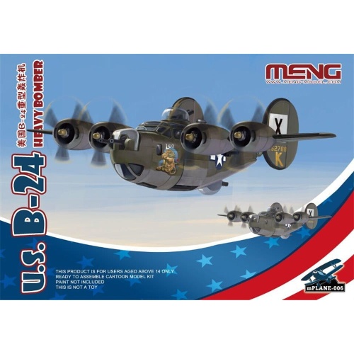 US B-24 Heavy Bomber Meng MPLANE006