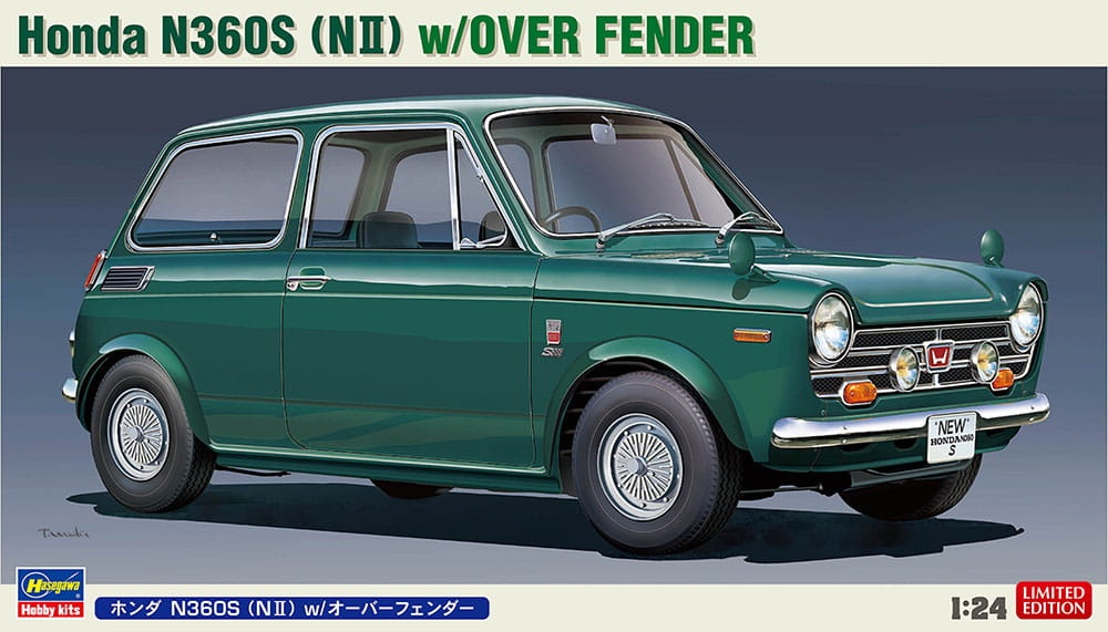 Zdjęcie główne produktu Honda N360S (N II) w/Over Fender 1:24 Hasegawa 20659