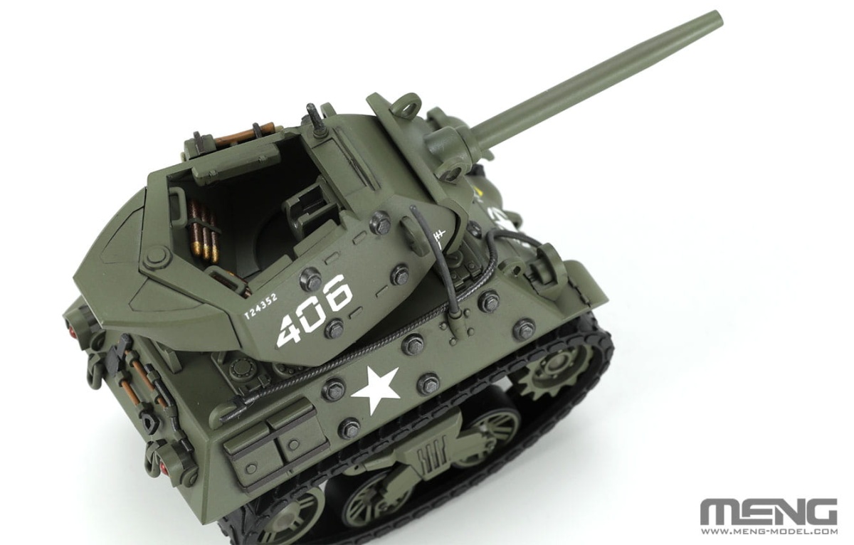 Zdjęcie dodatkowe produktu World War Toons M10 Wolverine U.S. Tank Destroyer Meng WWT020