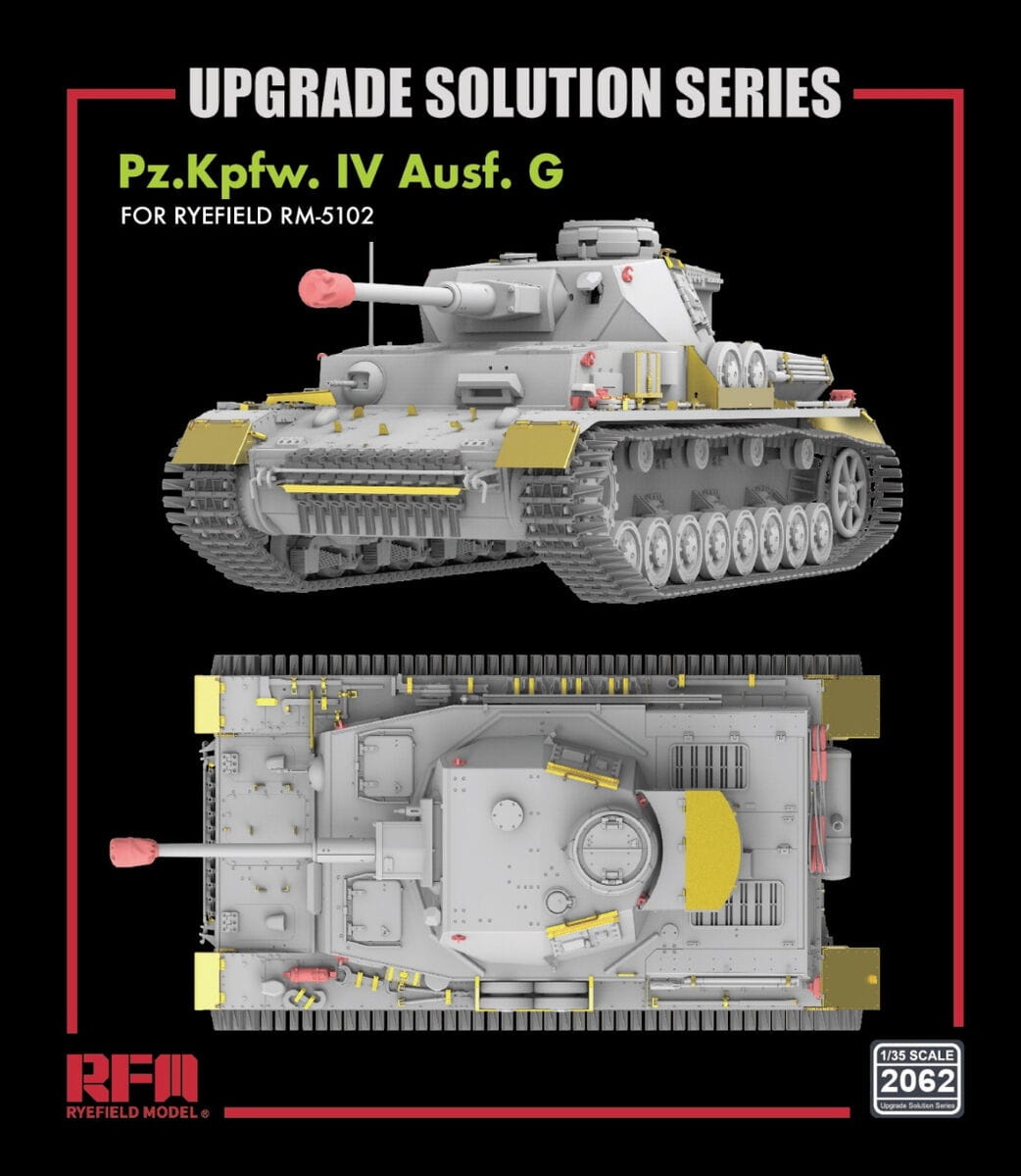 Zdjęcie główne produktu Upgrade Solution Series For RFM-5102 Pz.Kpfw. IV Ausf. G 1:35 Rye Field Model 2062