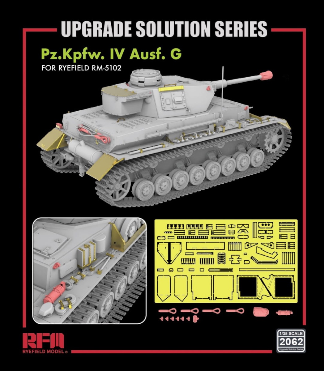 Zdjęcie dodatkowe produktu Upgrade Solution Series For RFM-5102 Pz.Kpfw. IV Ausf. G 1:35 Rye Field Model 2062