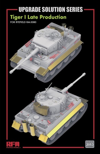 Upgrade Solution Series for RM-5080 Tiger I Late Production 1:35 Rye Field Model 2053