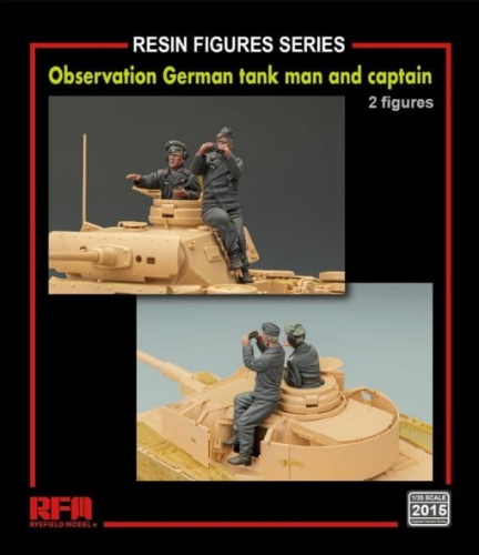Observation German tank man and captain 1:35 Rye Field Model 2015