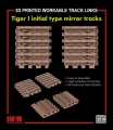Zdjęcie główne produktu 3D Printed Workable Track Links Tiger I initial type mirror tracks 1:35 Rye Field Model 2019