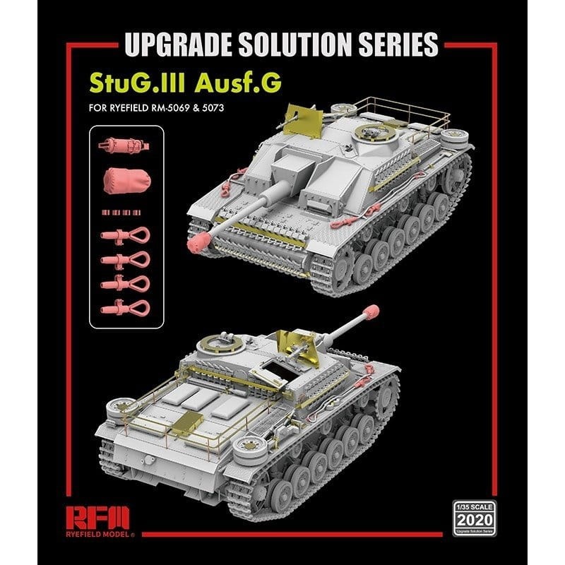 Zdjęcie główne produktu Upgrade Set For StuG. III Ausf. G (For Ryefield RM-5069 And RM-5073) 1:35 Rye Field Model 2020