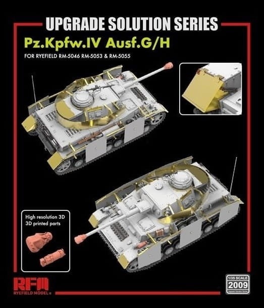 Zdjęcie główne produktu Upgrade Solution Series for Pz.Kpfw.IV Ausf.G/H 1:35 Rye Field Model 2009