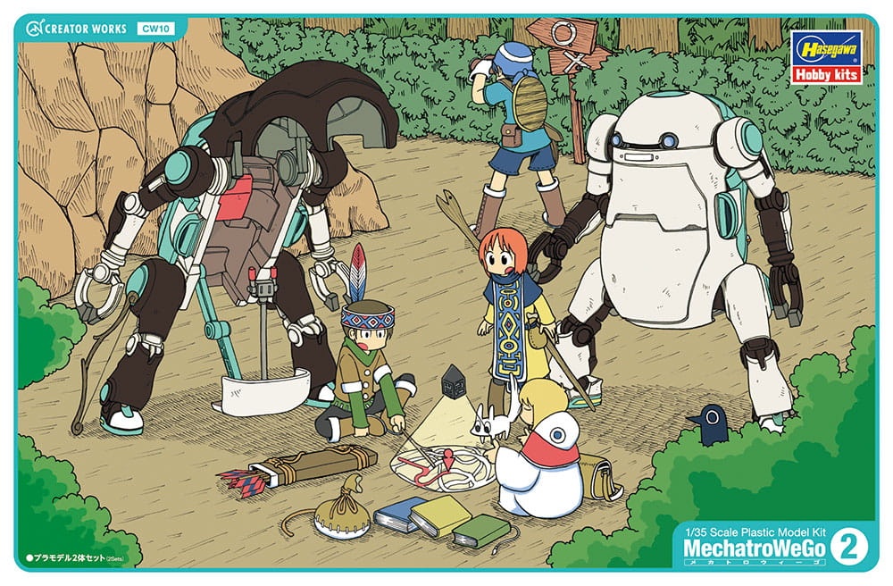 Zdjęcie główne produktu MechatroWeGo 2 Milk and Cacao Set 1:35 Hasegawa CW10