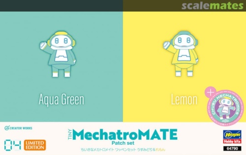 Creator Works Tiny MechatroMate 04 Aqua Green and Lemon Hasegawa 64790