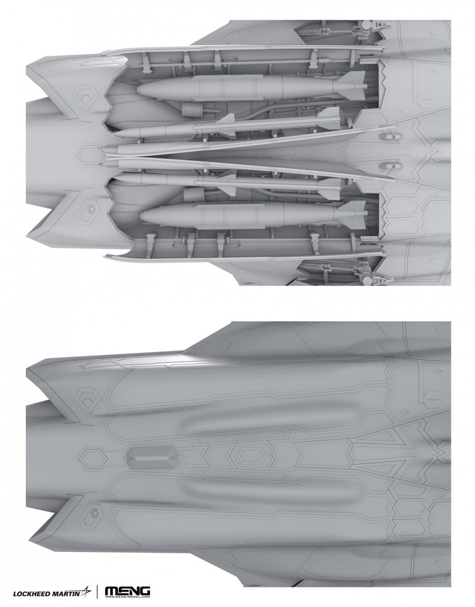 Zdjęcie dodatkowe produktu Lockheed Martin F-35 I ADIR (Israeli Air Force) 1:48 Meng LS018