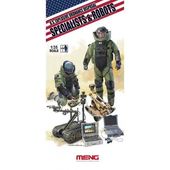 Zdjęcie główne produktu US EXPLOSIVE ORDNANCE DISPOSAL SPECIALISTS and ROBOTS 1:35 Meng HS003