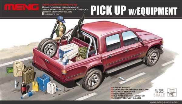 Zdjęcie główne produktu Pick Up with Equipment 1:35 Meng VS002
