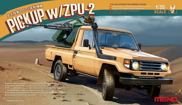 Zdjęcie główne produktu VS-005 PICKUP w/ZPU-2 1:35 Meng VS005