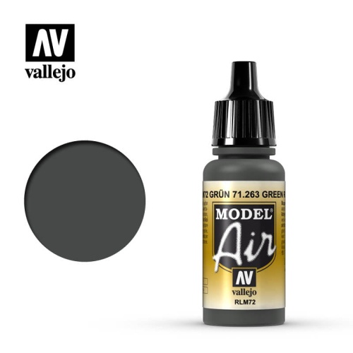 Vallejo 71263 Green RLM72 Model Air Farba