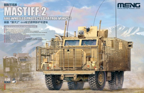 British Mastiff 2 6X6 Wheeled Protected Patrol Vehicle 1:35 Meng SS012