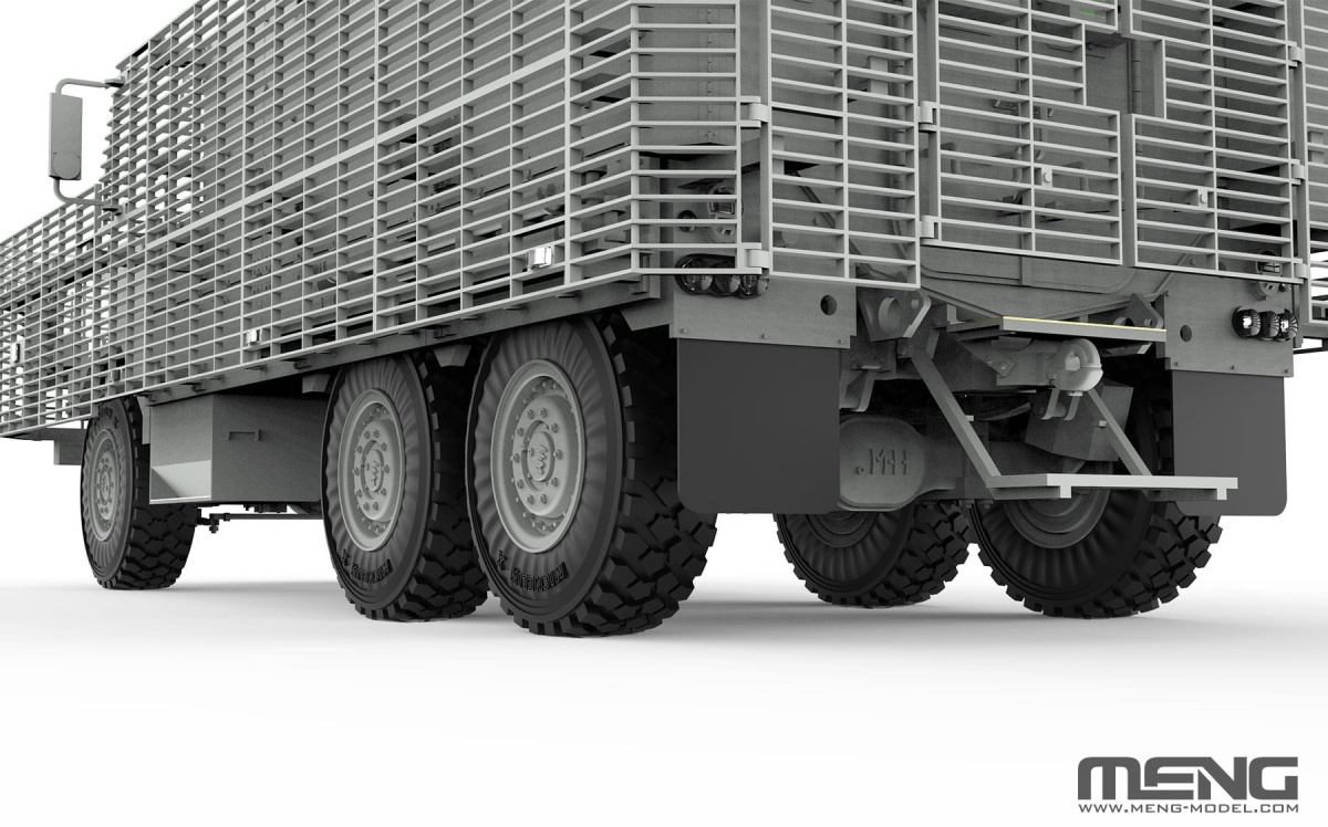 Zdjęcie dodatkowe produktu British Mastiff 2 6X6 Wheeled Protected Patrol Vehicle 1:35 Meng SS012