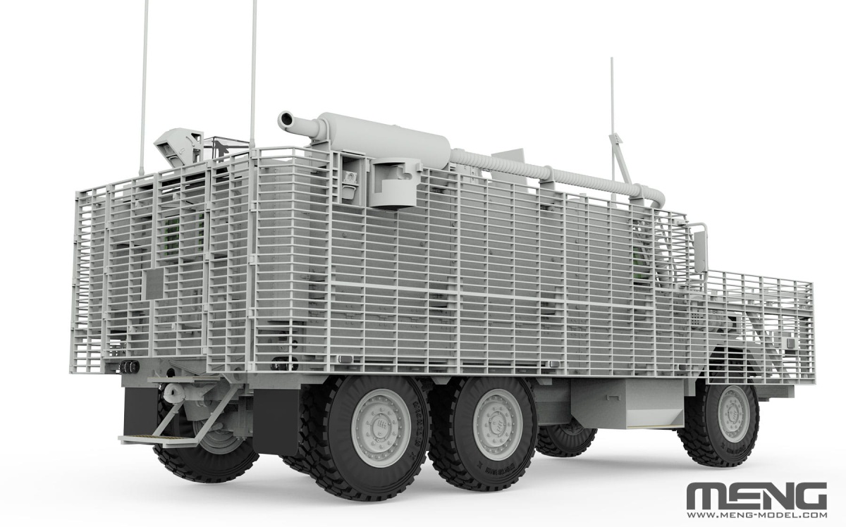 Zdjęcie dodatkowe produktu British Mastiff 2 6X6 Wheeled Protected Patrol Vehicle 1:35 Meng SS012