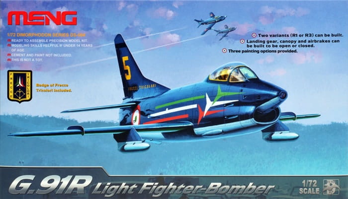 Zdjęcie główne produktu Fiat G.91R Light Fighter-Bomber 1:72 Meng DS004