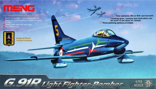 Fiat G.91R Light Fighter-Bomber 1:72 Meng DS004