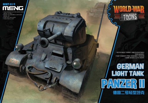 World War Toons Panzer II German Light Tank Meng WWT019