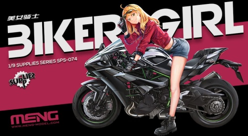 Biker Girl 1:9 Meng SPS74