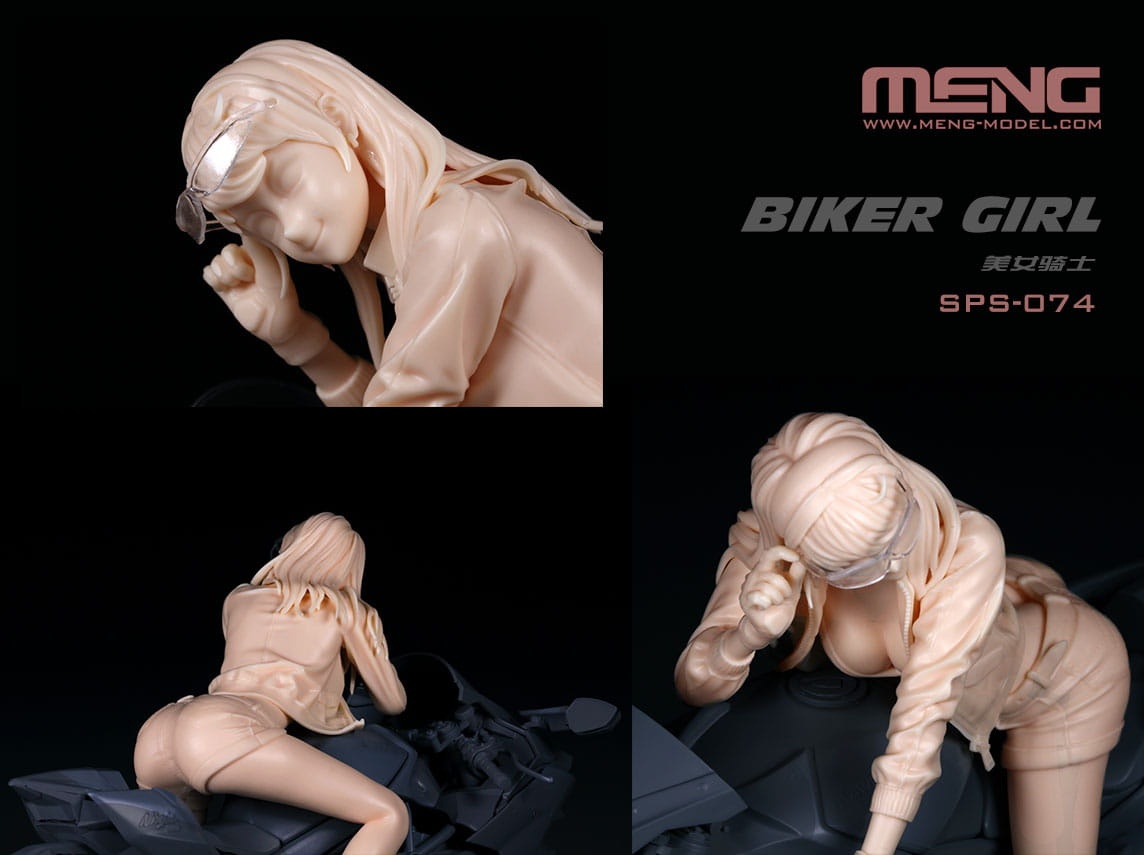 Zdjęcie dodatkowe produktu Biker Girl 1:9 Meng SPS74