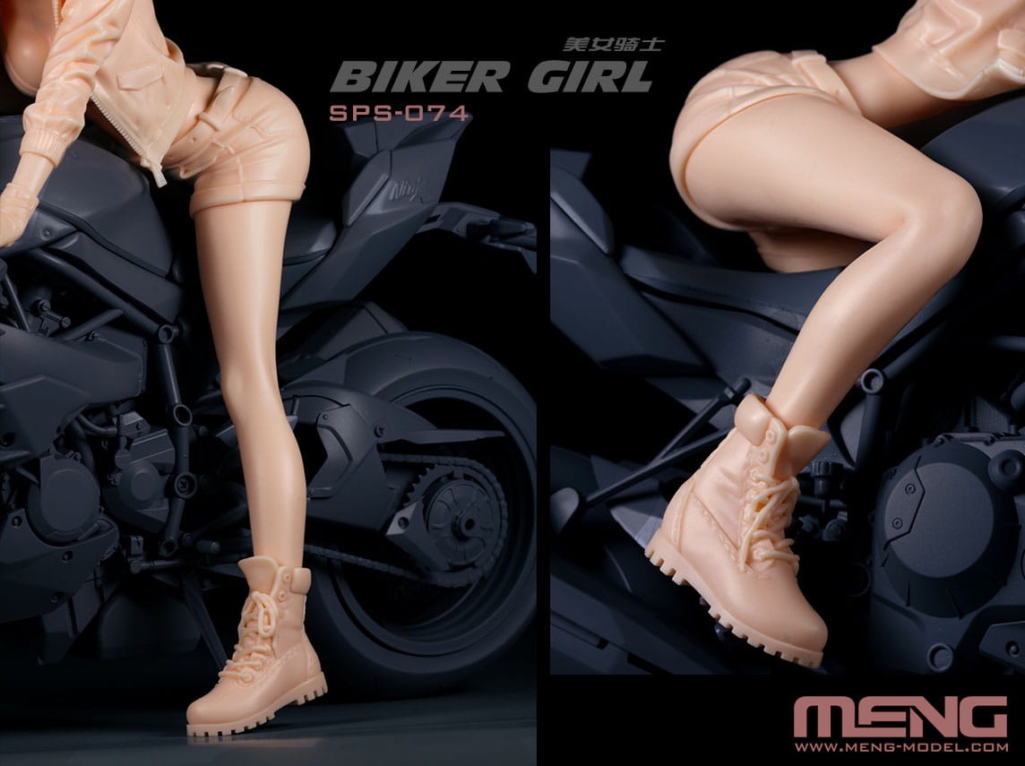 Zdjęcie dodatkowe produktu Biker Girl 1:9 Meng SPS74