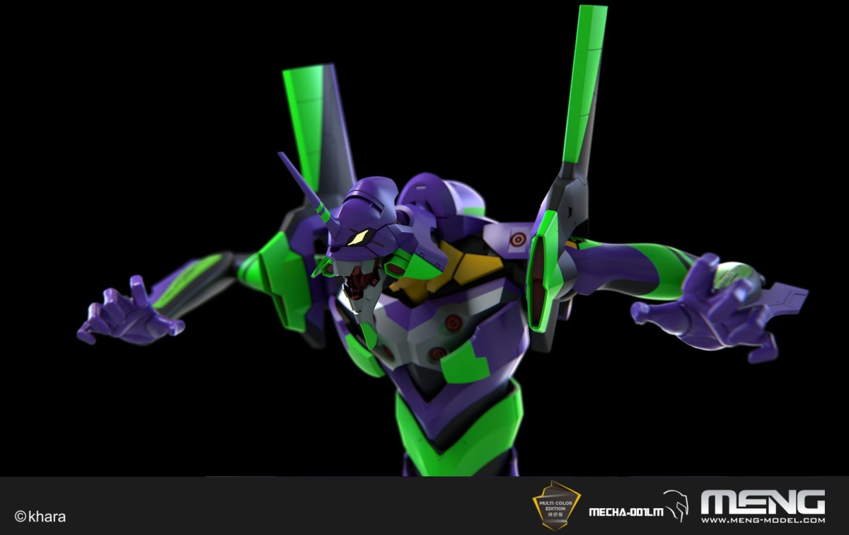 Zdjęcie dodatkowe produktu Evangelion Test Type-01 Ver. 1.5 (Multi Color Edition) Meng MCH001LM